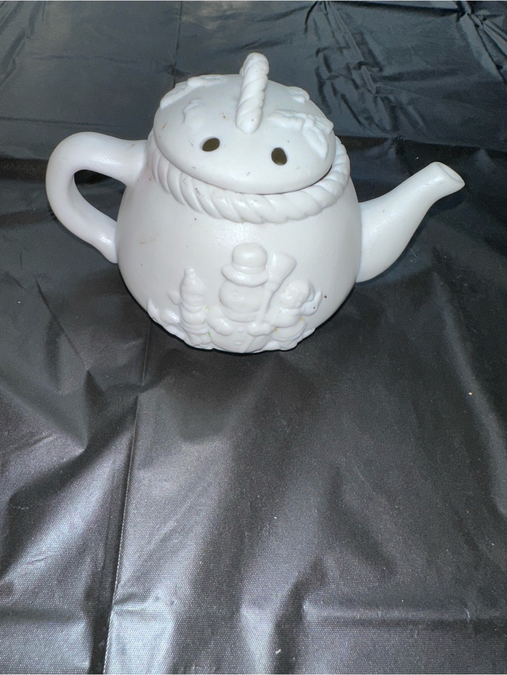Small White Teapot